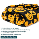 Halloween Fleece Throw Blanket