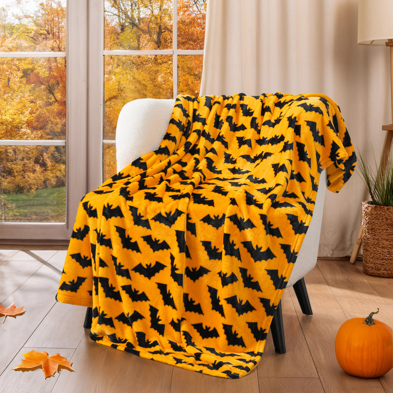 Halloween Fleece Throw Blanket