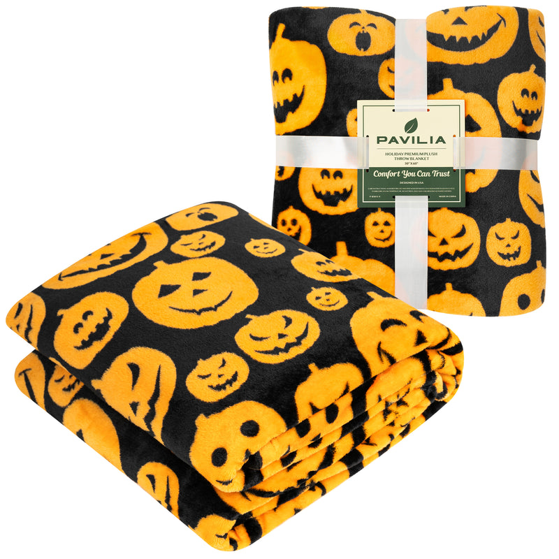 Halloween Fleece Throw Blanket