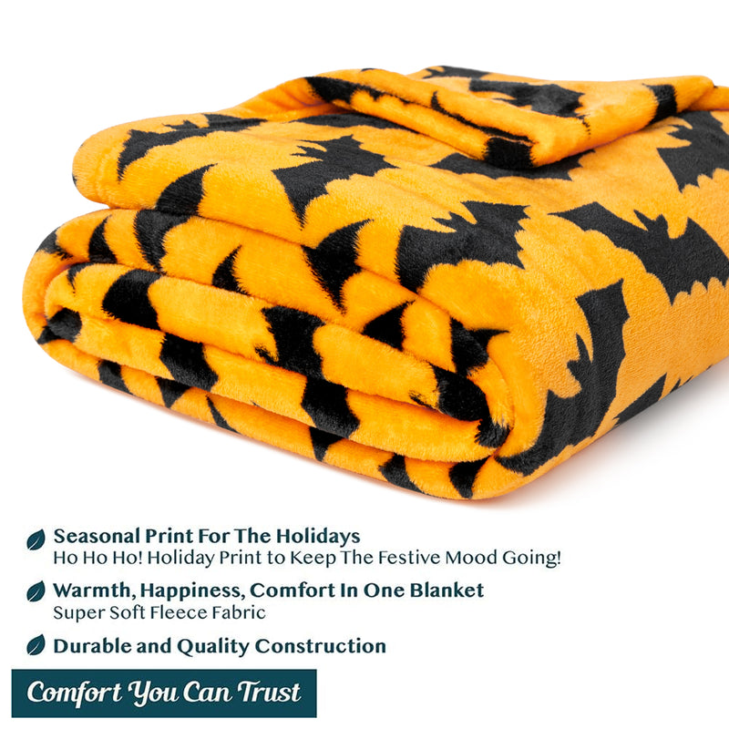 Halloween Fleece Throw Blanket