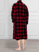 Men's Checkered Robe