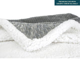 Chevron Sherpa Throw Blanket