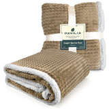 Chevron Sherpa Throw Blanket