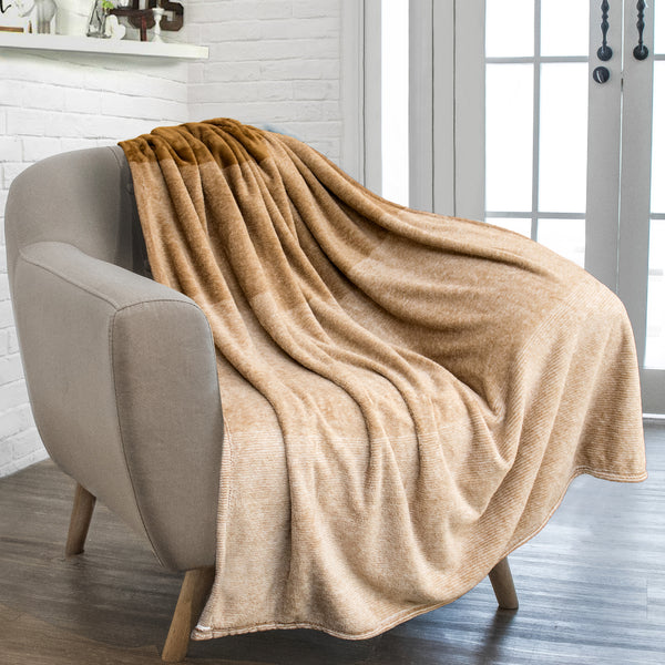 Ombre best sale fleece blanket