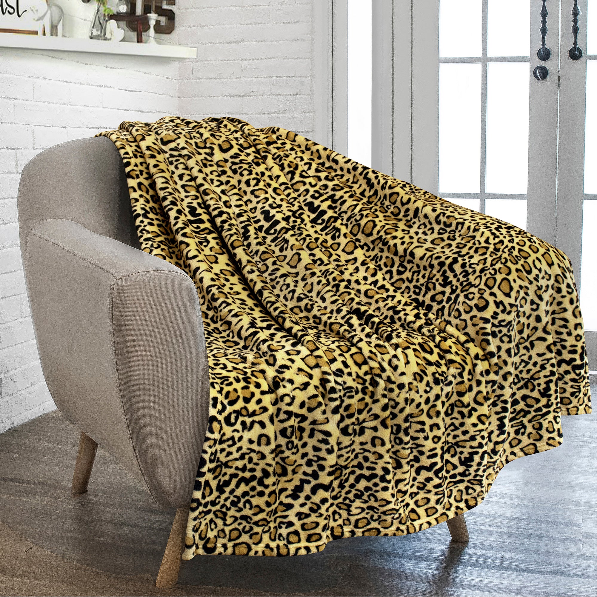 Cheetah Fleece Blanket PAVILIA