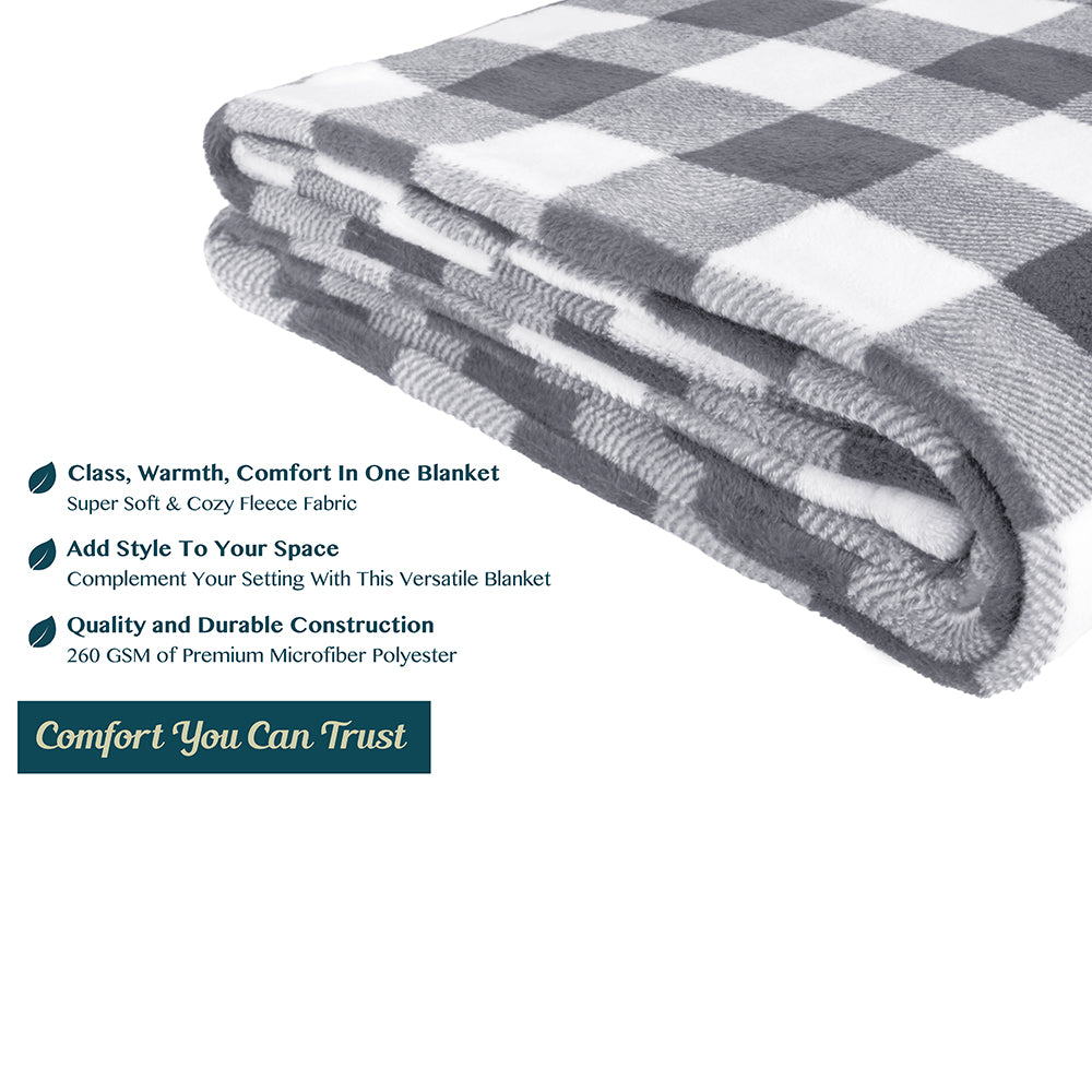 Plaid discount fleece blanket