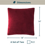 Classic Fleece Pillow Cover - Set of 2