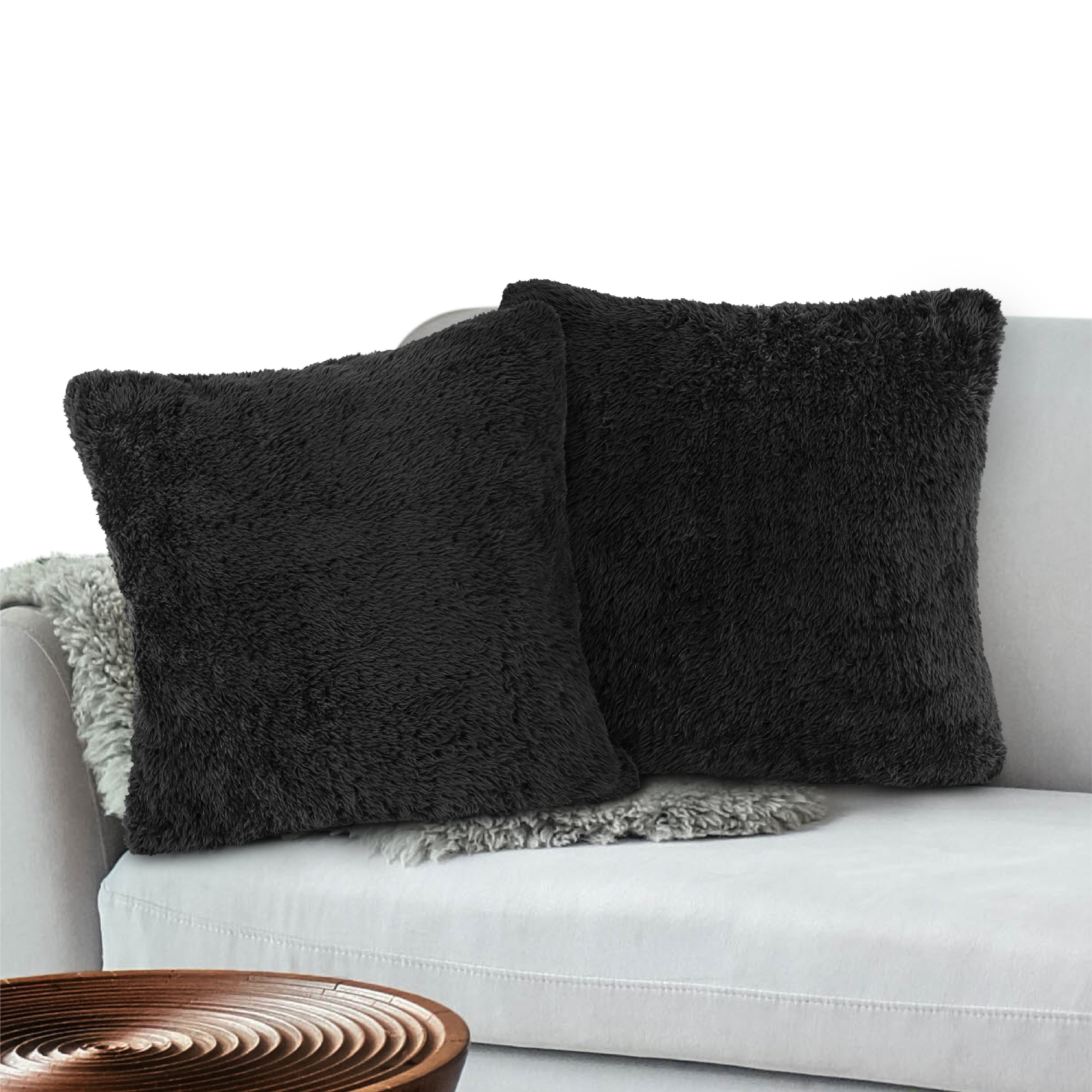 Sherpa fleece outlet pillow