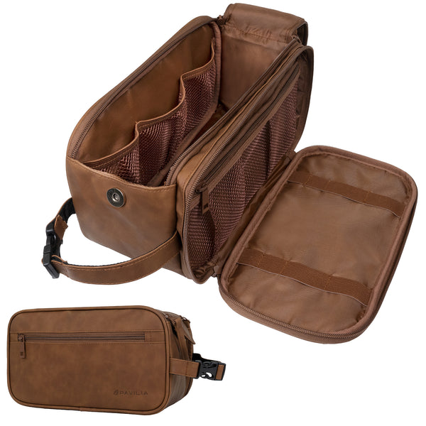 Mad Style 3355b Mens Dopp Kit - Brown, Men's, Size: One Size
